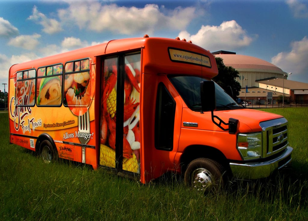 Cajun Food Tour Vehicle Wrap