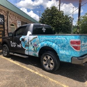 Commercial Truck with Vehicle Wrap