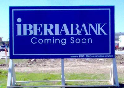 IberiaBank Yard Sign